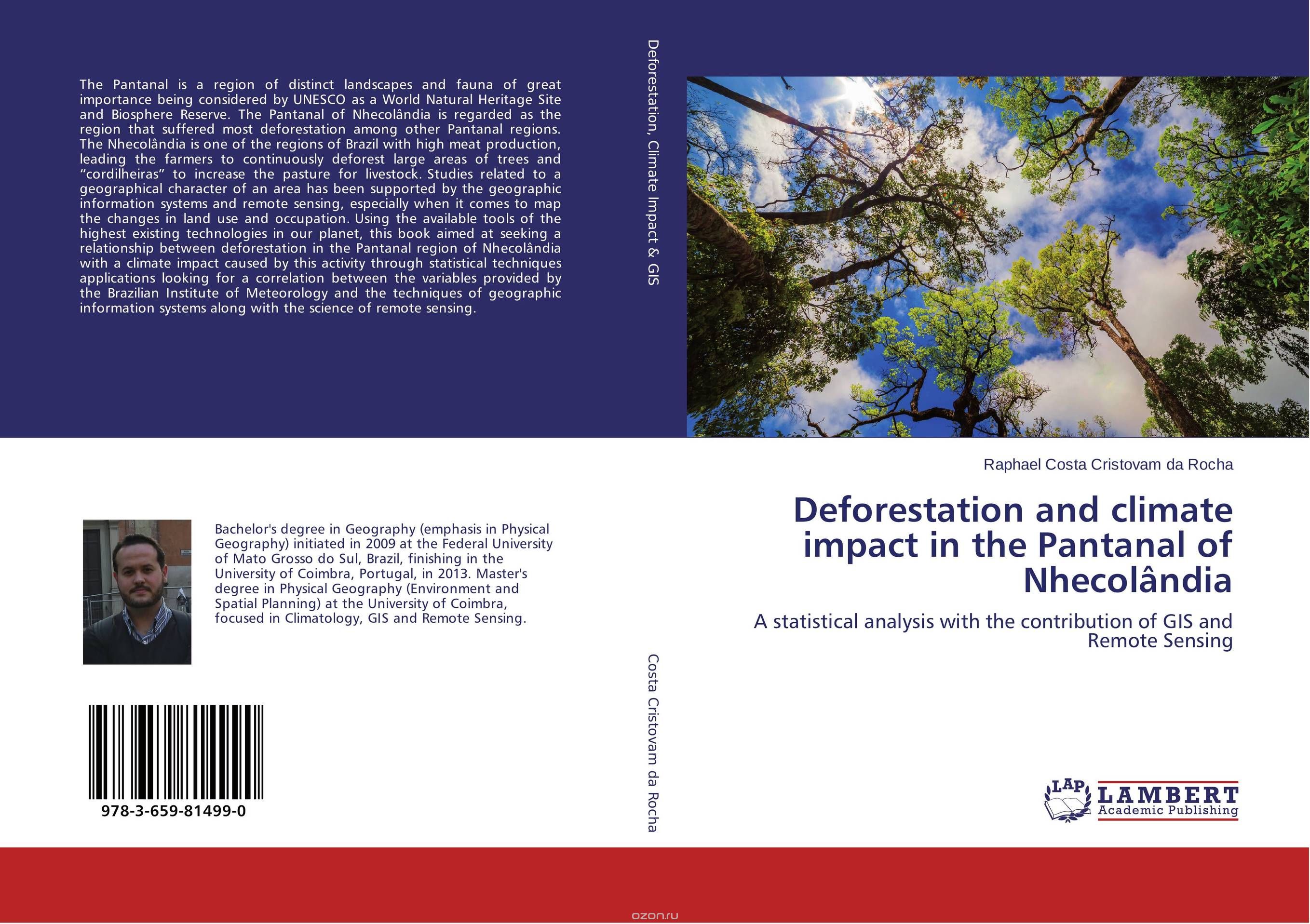 Deforestation and climate impact in the Pantanal of Nhecolandia