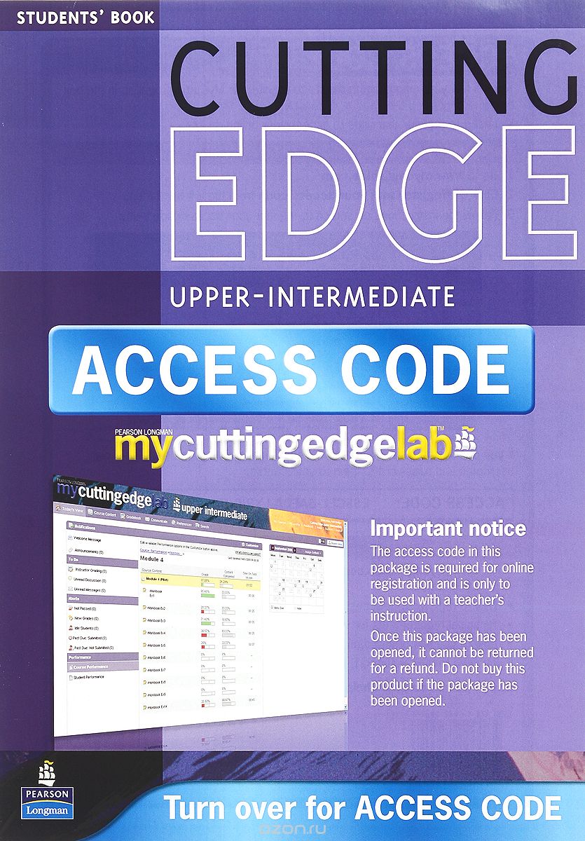 Скачать книгу "Cutting Edge: Upper Intermediate: Student's Book (+ Mini-Dictionary and CD-ROM)"