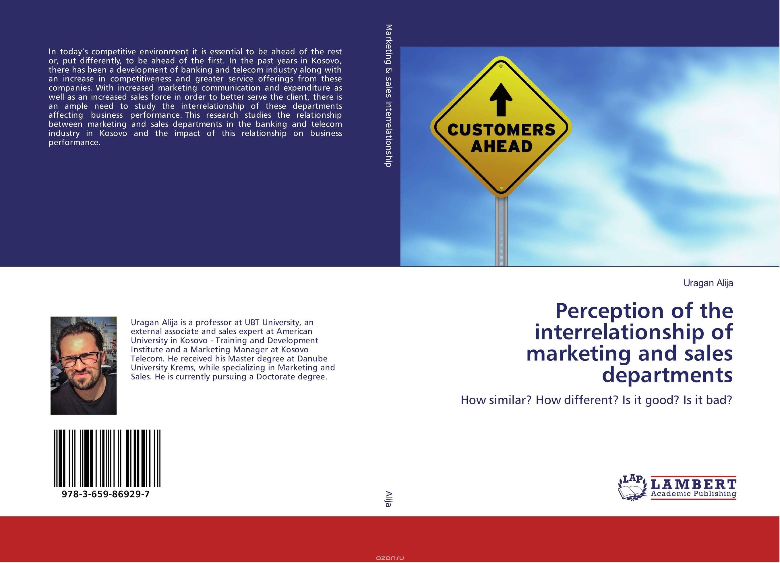 Perception of the interrelationship of marketing and sales departments