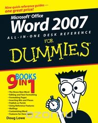 Word 2007 All–in–One Desk Reference For Dummies®
